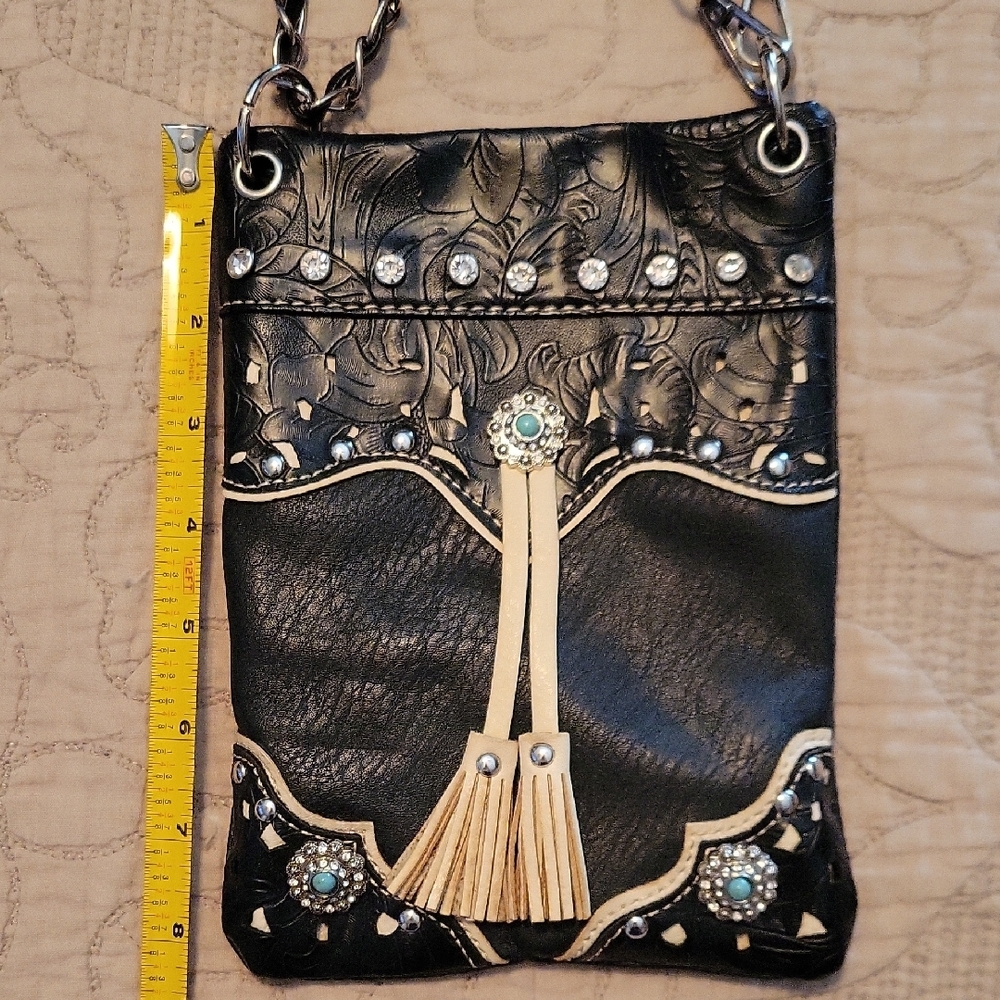 Elegant Black Chain Strap Women's Bag